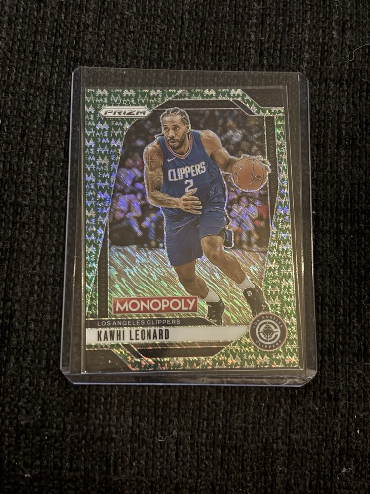 2024-25 Panini Prizm Monopoly Kawhi Leonard Green Shimmer /20 Millionaire #19
