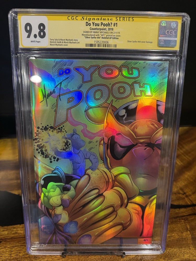 Do You Pooh 1 CGC 9.8 SS Artist Proof 1   Silver Surfer 44  Cover Homage