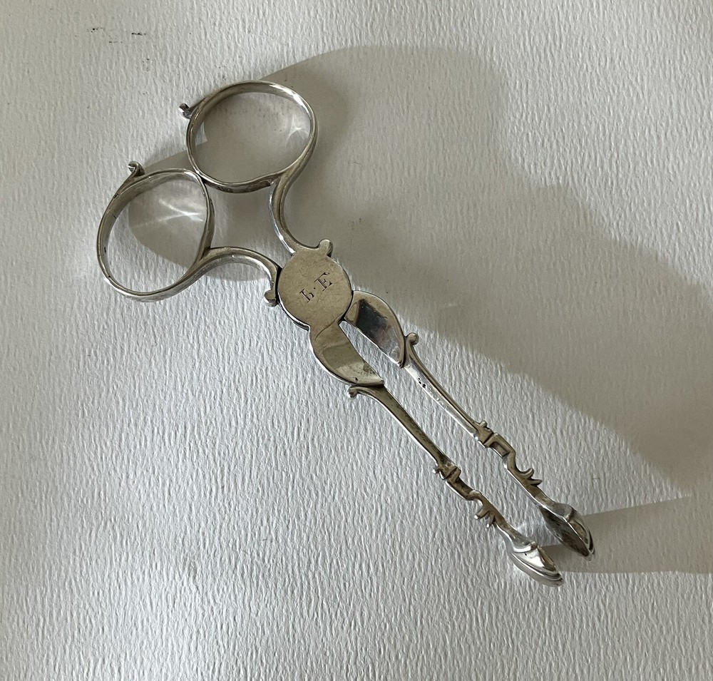 George II Sterling Silver Sugar Nips by Gabriel Sheath c1750