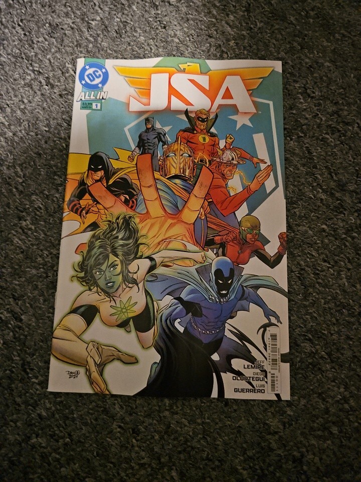 DC Comics JSA #1 CVR A 2024 Jeff Lemire NM NEW