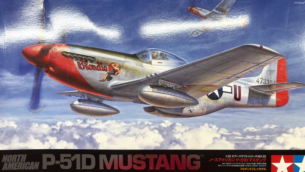 Tamiya North American P-51D Mustang 1/32 Scale Model Aircraft