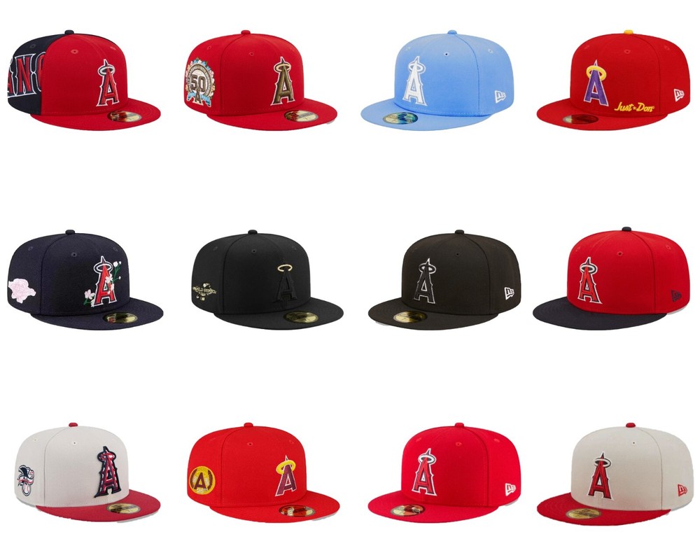 2024 New MLB Los Angeles Angels New Era 59FIFTY Size Cap