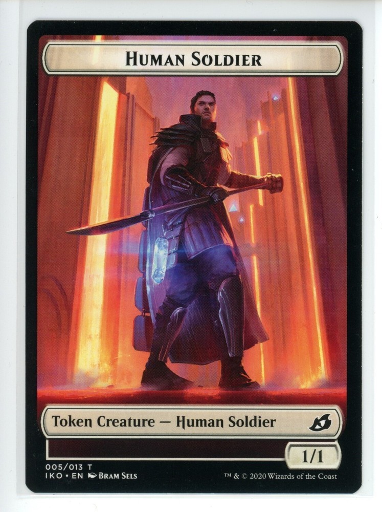 HUMAN SOLDIER TOKEN (005) Lair of Behemoths #5 IKO(NM)(MTG)