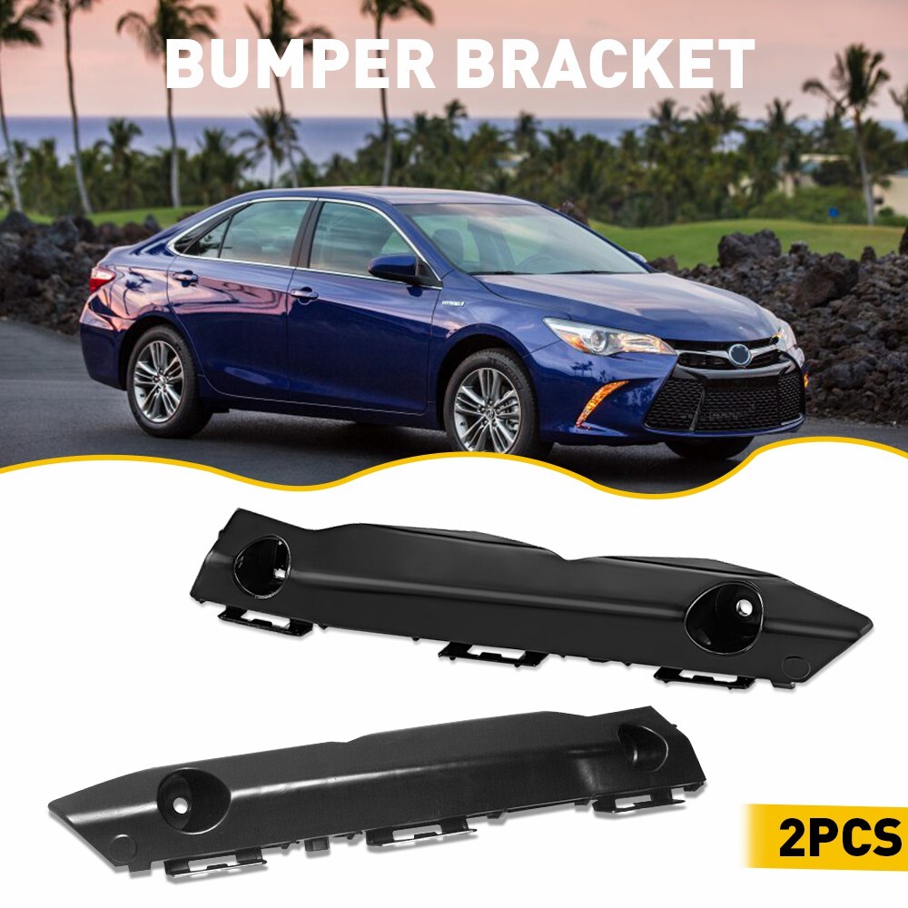 2PCS Left Right Side Bumper Support Bracket Fits For Toyota Camry 2015-2017