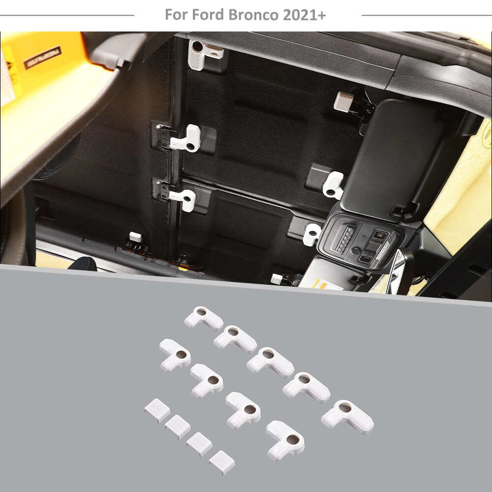 Ford Bronco 2021+ White Roof Hardtop Release Switch Cover Trim