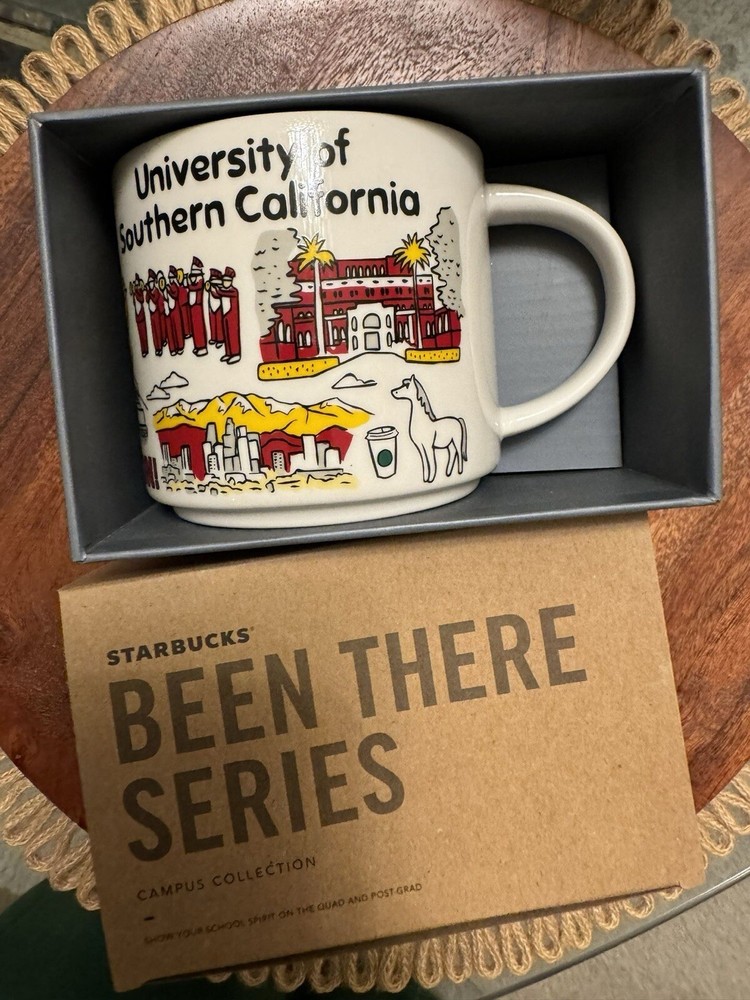Starbucks Been There Series USC University of Southern California Mug New in Box
