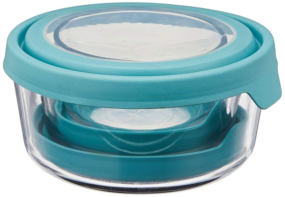Anchor Hocking TrueSeal Round Glass Food Storage Containers with Airtight Lid...