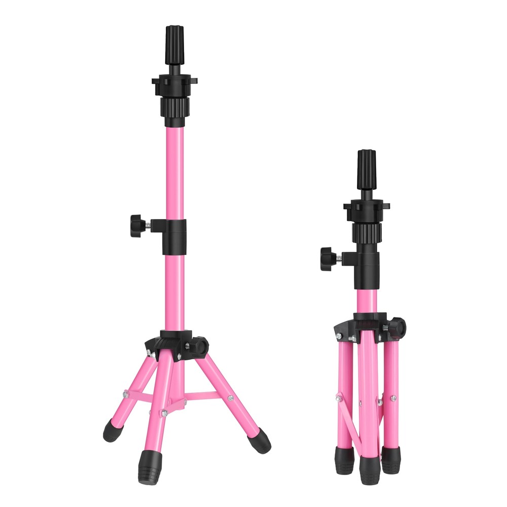 25 Inch Mannequin Head Stand Tripod for Mannequin Head Wig Stand Tripod Wig H...
