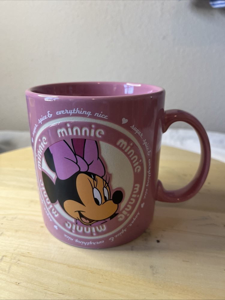 Disneyland Paris Large Collectible Minnie Mouse Mug Rare Vintage