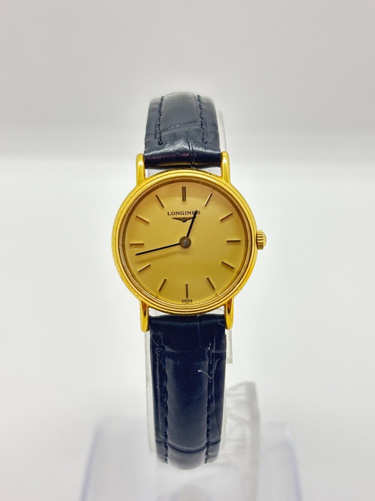 [Near MINT] Longines L4.137.2 Gold Dial Quartz Women's Watch Used Working F/S