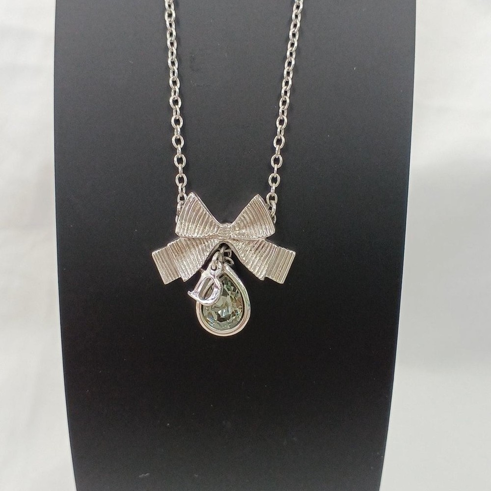 Y0708 Christian Dior Ribbon Necklace