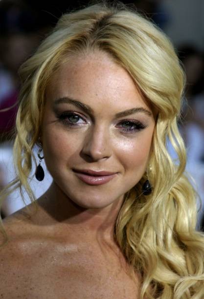 Lindsay Lohan at Mr & Mrs Smith LA Premiere Mann Village Theater Vintage Photo 3