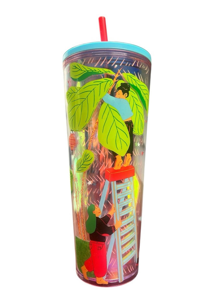 Starbucks Monyee Chau Chinese American Artist Summer Jungle 24oz Tumbler Collab