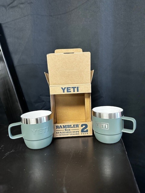YETI Rambler 6 oz. Stackable Mug  Espresso/Coffee - Camp Green