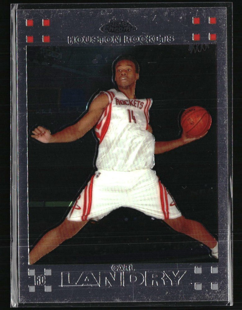 Carl Landry 2007 Topps Chrome #150 RC Basketball Card