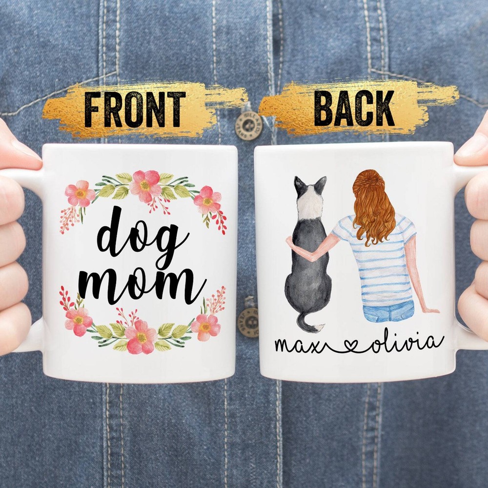 Personalized Dog Mom Mug Dog Mom Gift Custom Dog Mom Mug Dog Owner Gift Dog