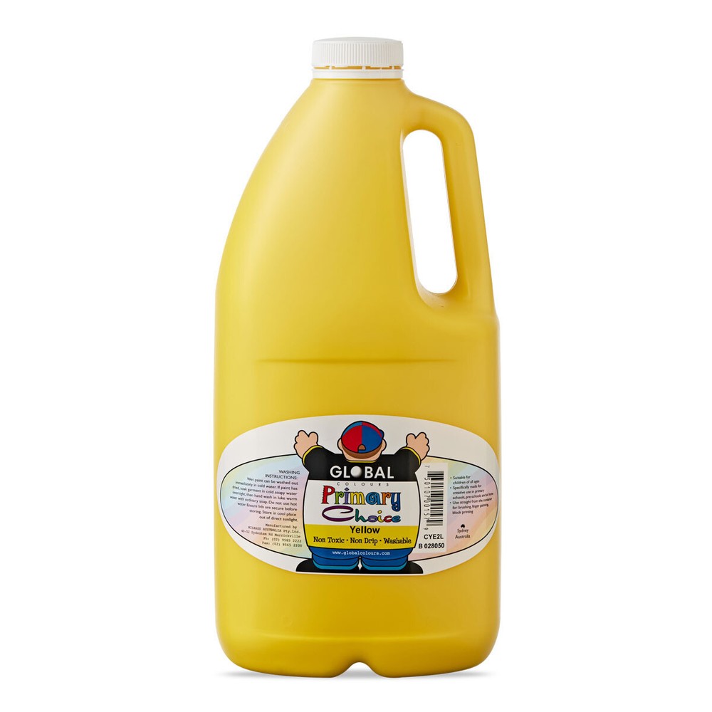 Yellow - Global Colours Primary Choice Washable Poster Paint