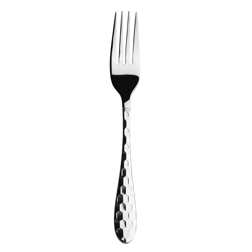 Varick 5714SX021 Crystal Honeycomb 8 Table Fork - Dozen