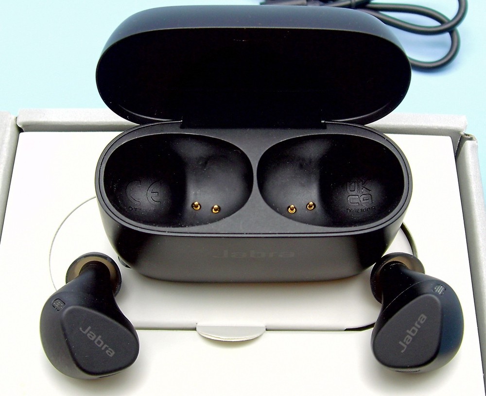 Jabra Elite 4 Active True Wireless Noise Cancelling In-Ear Headphones - Black