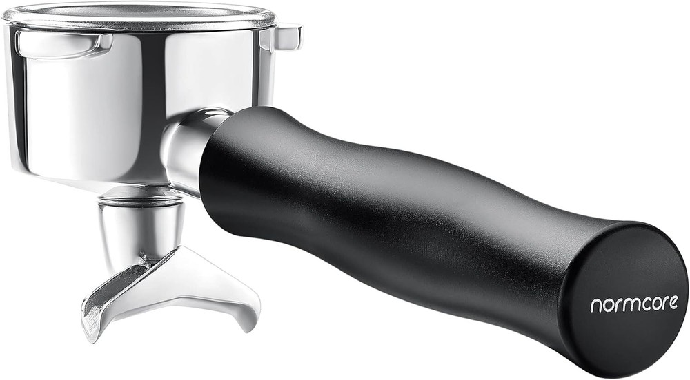 Ergonomic 54mm Portafilter with Double Spout for Espresso Excellence