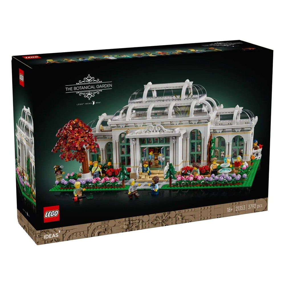 LEGO Ideas Botanical Garden Building Kit with 3792 Pieces 21353