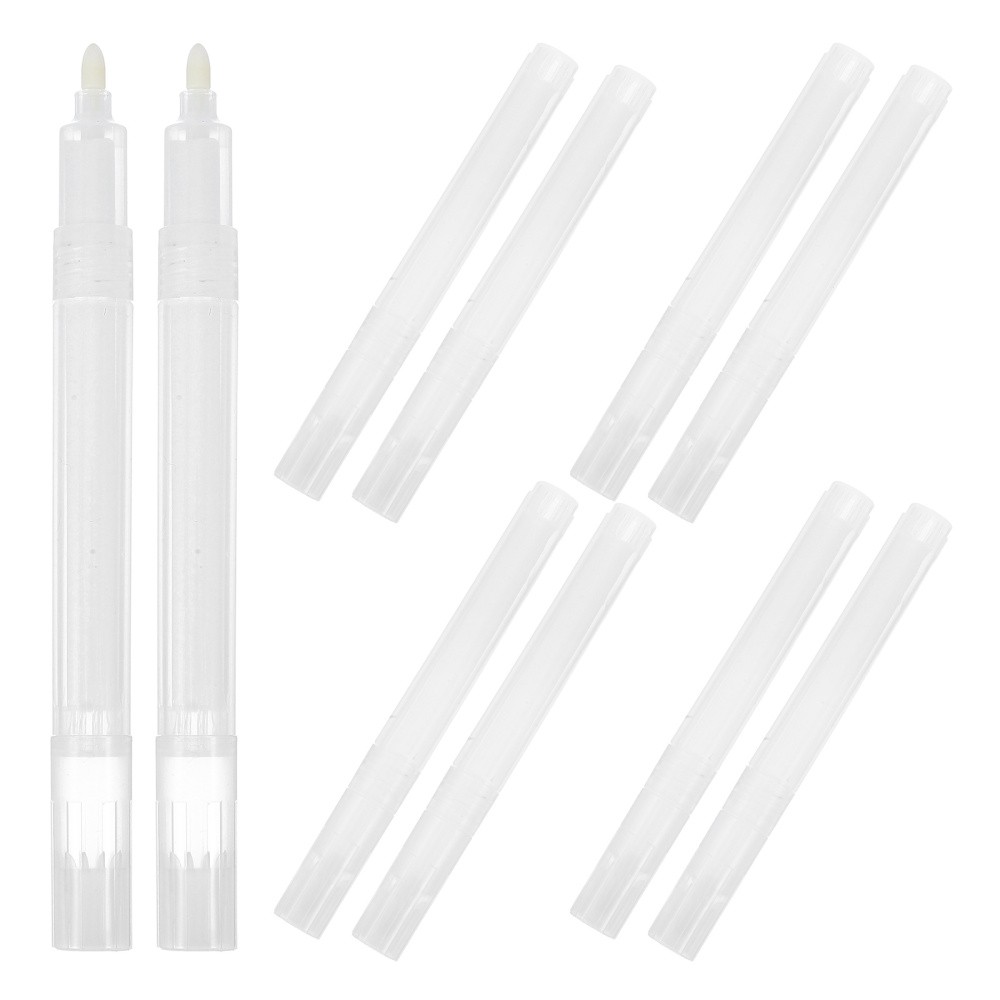 10 Fillable Blank Gel Paint Markers for Graffiti & Art