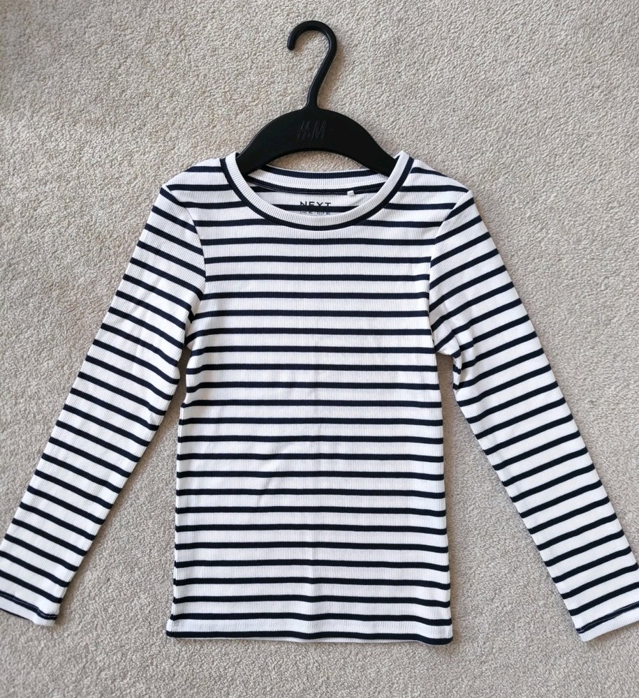 Girl's Ribbed Long Sleeved Top 8yrs
