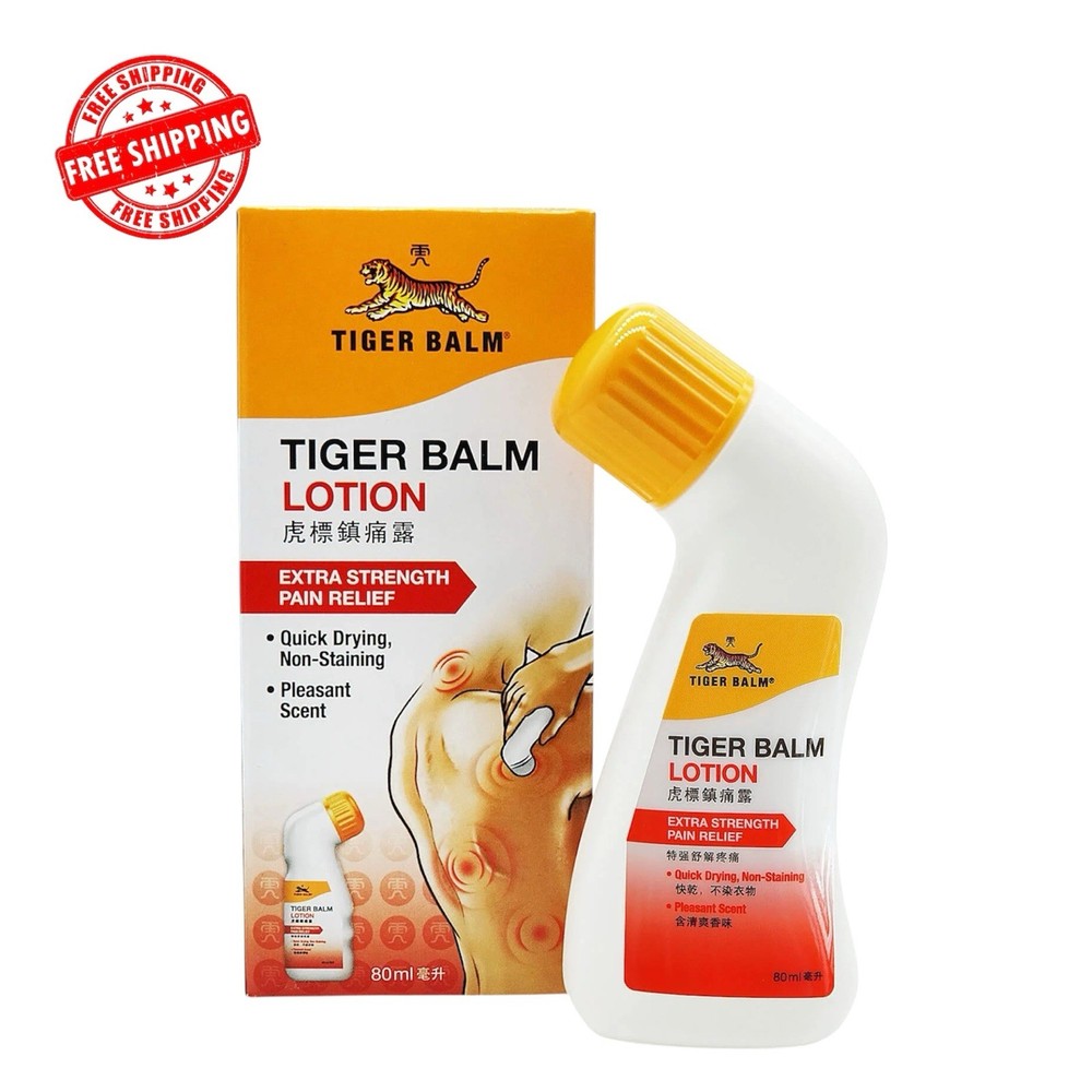 Tiger Balm Lotion 80ml Strong Pain Relief for Body Muscle Joint Shoulder Ache