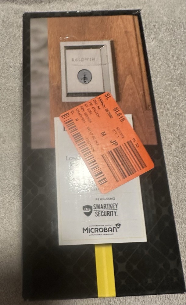 Baldwin Prestige Low Profile Single Cylinder Square Front Door Deadbolt