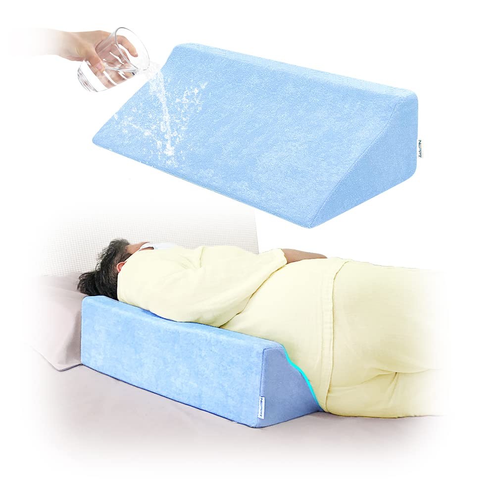 Wedge Pillow for Side Sleeping Positioning Wedges for Bed Sores Turning Medic...