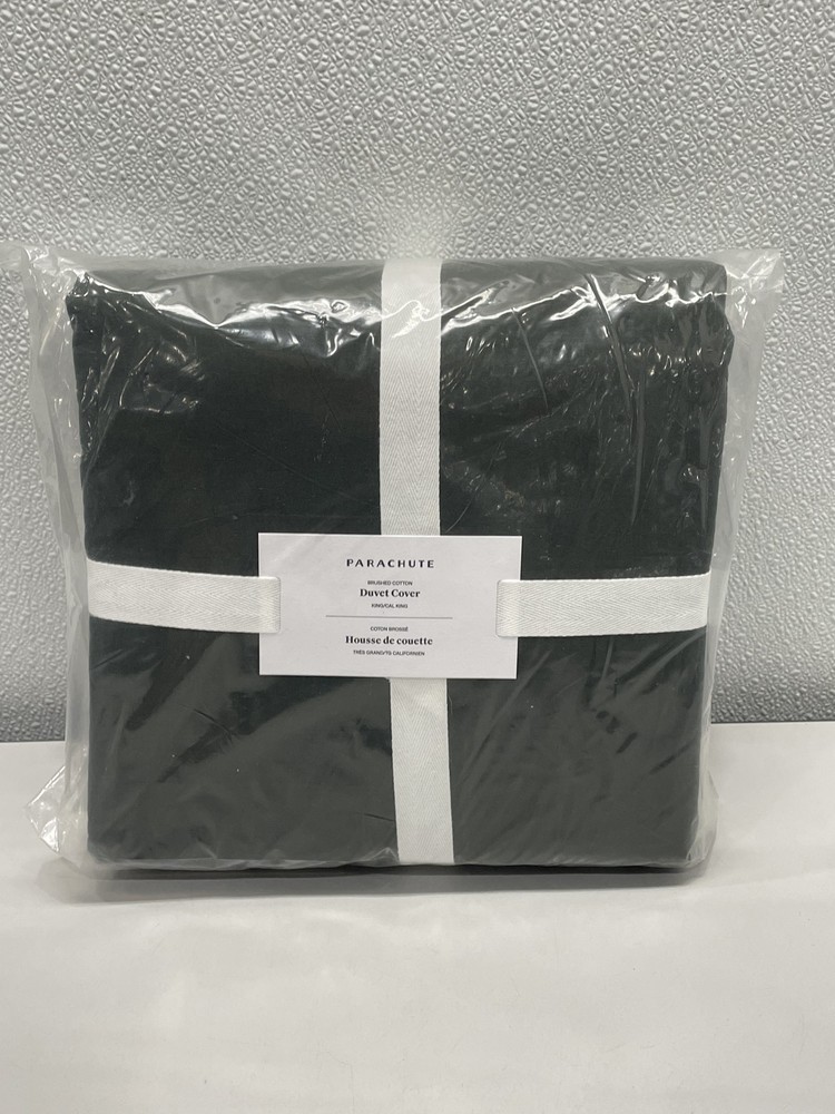 Parachute Brushed Cotton Duvet Cover Green New & Sealed King/Cal King