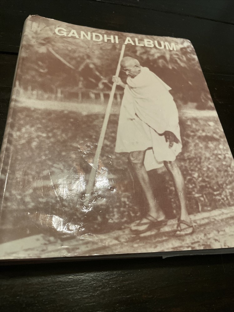Mahatma Gandhi Album HC Government Of India 1994 Reprint From 1954 Very Rare