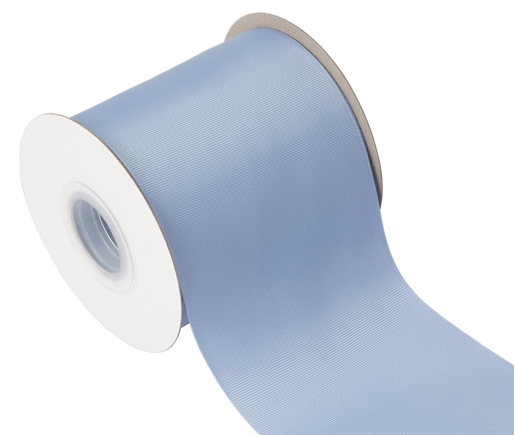AVANAVA 4 Inch Wide Ribbon Grosgrain - 25 4” x 25Yds, 332-French Blue
