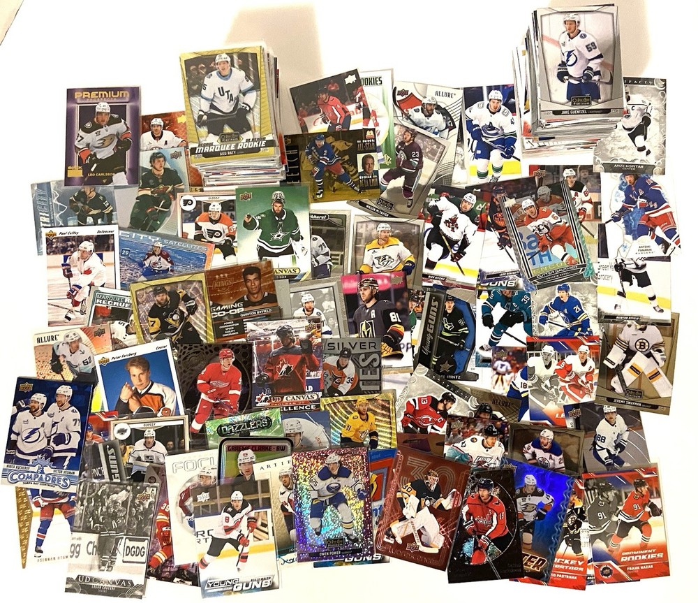 NHL Lot 300+ Hockey Cards - Young Guns, Base, Rookies, Parallels, Inserts