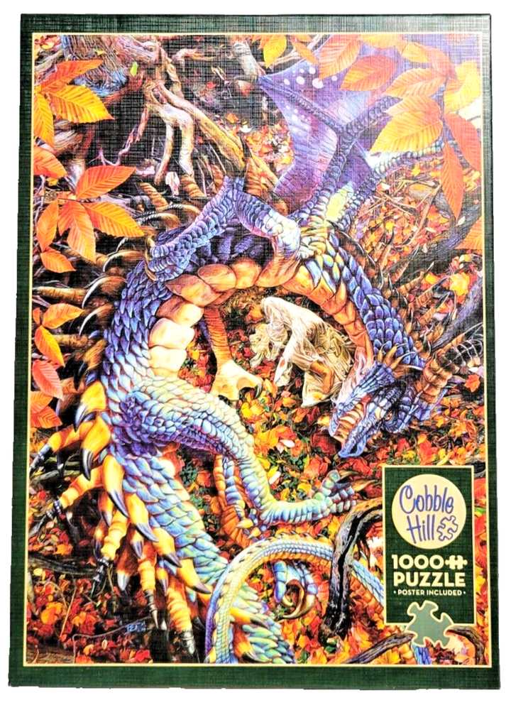 Cobble Hill 1000 pc Jigsaw Puzzle Abby's Dragon By David Leri 19.25