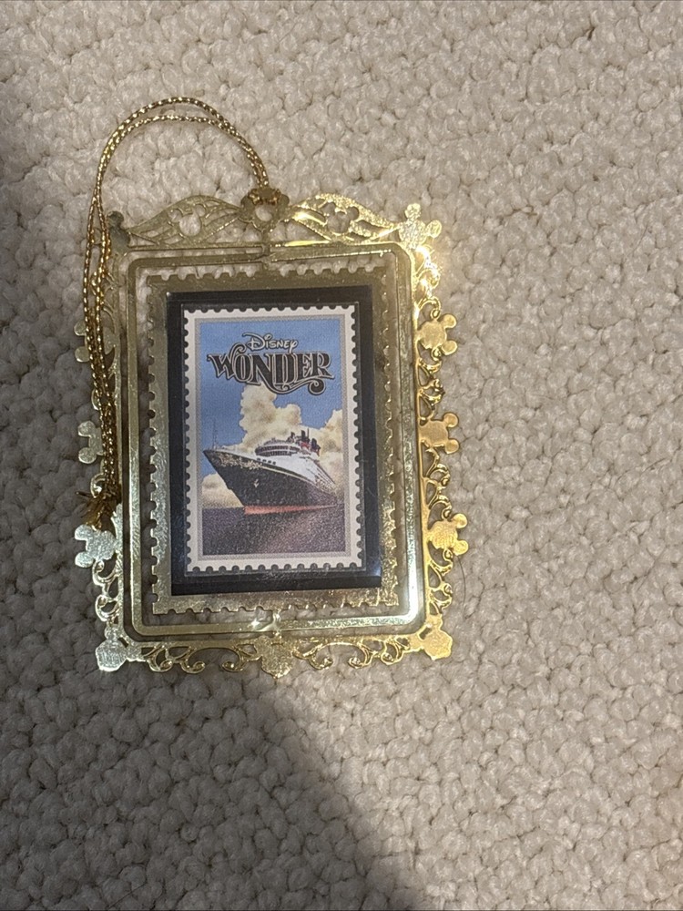 Disney Cruise Ship Wonder Ornament Vintage Cruise Line Christmas Decoration