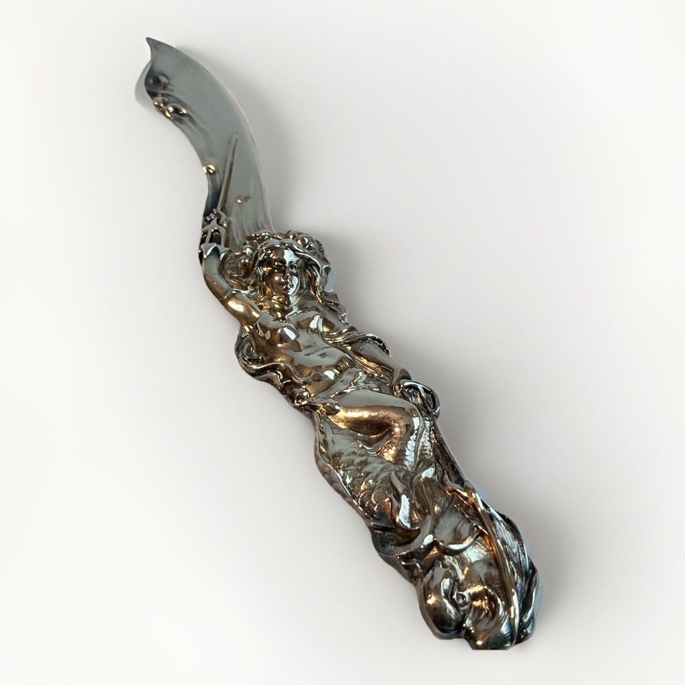 Mermaid Silver Letter Opener Paperknife Art Deco Nouveau Metropolitan Museum MMA