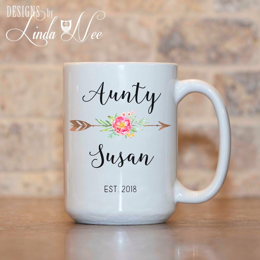 Aunty Mug Personalized Aunty Mug Gift For Aunty Aunty To Be Mug Sister Baby