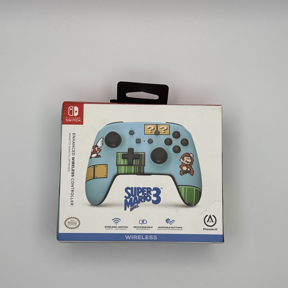 PowerA Super Mario Bros 3 Enhanced Wireless Controller for Nintendo Switch