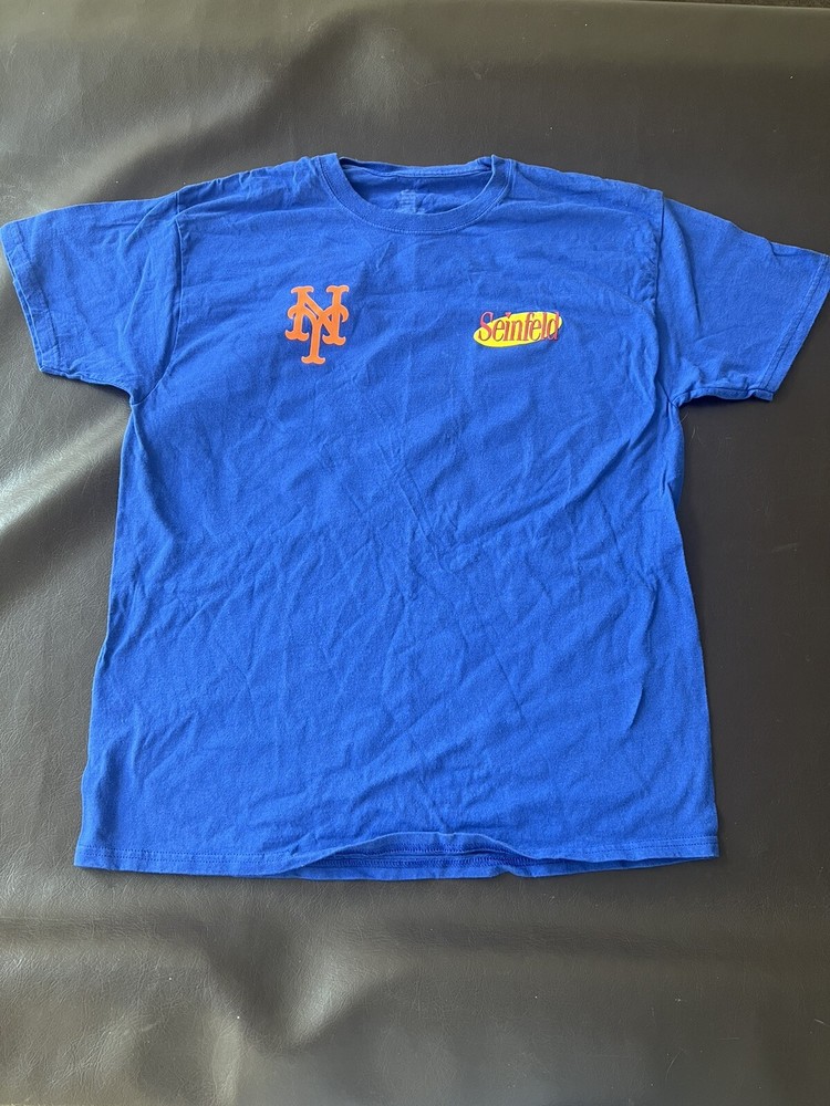 New York Mets NYM SGA 9/29/21 Jerry Seinfeld Night MLB T-Shirt Tee Size Large
