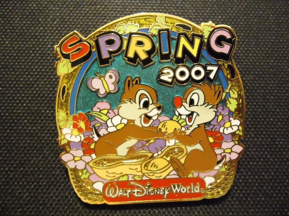DISNEY WDW SPRING 2007 CHIP AND DALE PIN LE 1000 AP ARTIST PROOF PIN