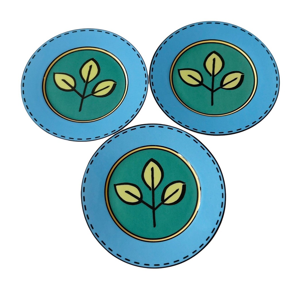 3 Villeroy & Boch Citta & Campagna CITTA Novi Salad Dessert Plates Vintage 8.5