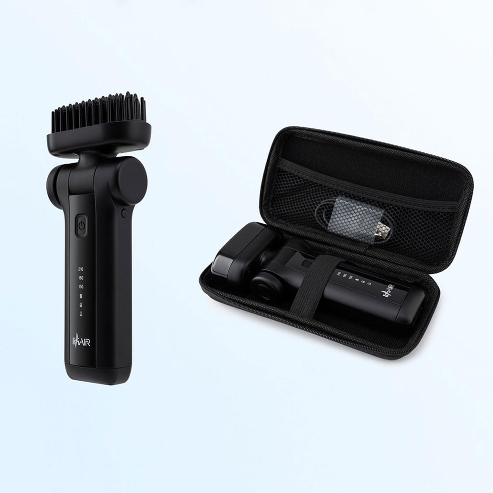 Portable Beard Straightener Brush Men Use,USB Rechargeable,6400mAh Battery,36...