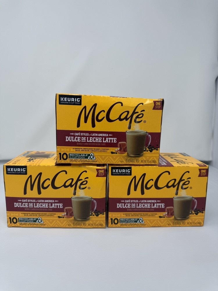 ✅McCafe, Dulce de Leche One Step Latte Medium Roast K-Cup Coffee Pods, 30 Count✅