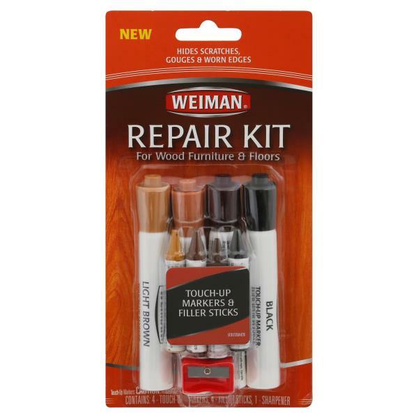 Weiman Wood Furniture & Floor Repair Restore Kit Scratch Chips Worn Edges NEW!