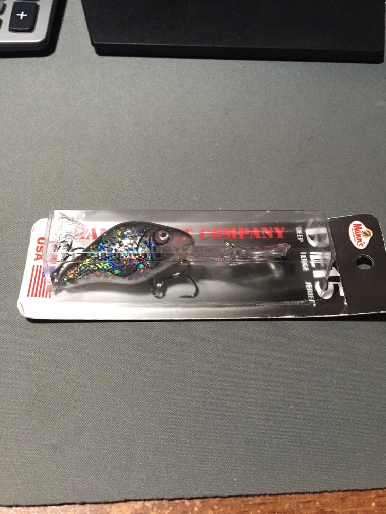 DISCONTINUED MANN'S DL15 DEEP DIVING CRANKBAIT HOLO SHAD 15+ NIP USA MADE