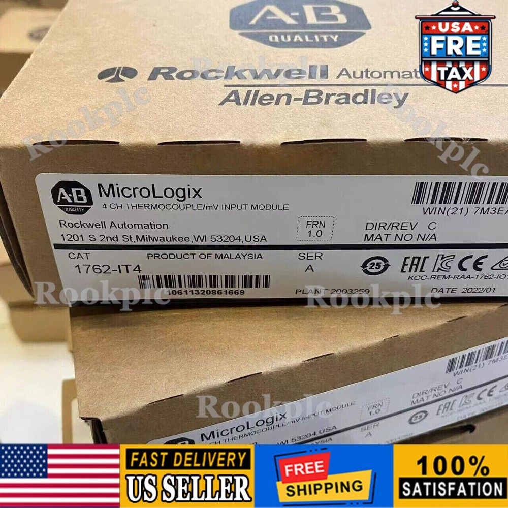 1762-IT4 SER A New Sealed Allen-Bradley MicroLogix Themocouple/mV Module 1762IT4