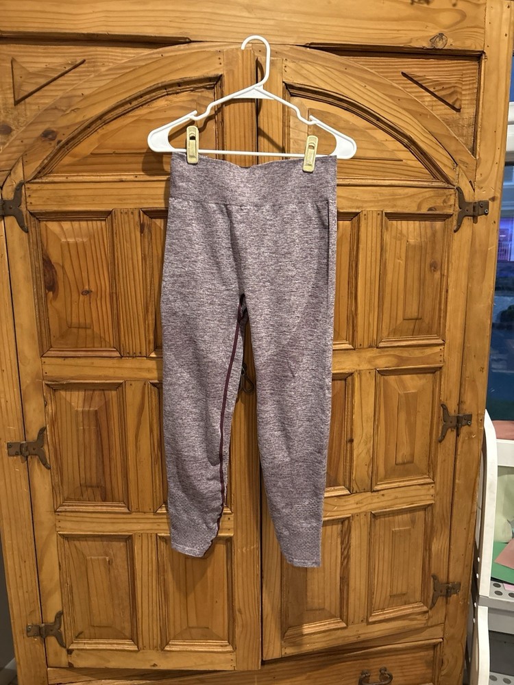 Victoria’s Secret PINK Seamless Leggings Maroon Size Large