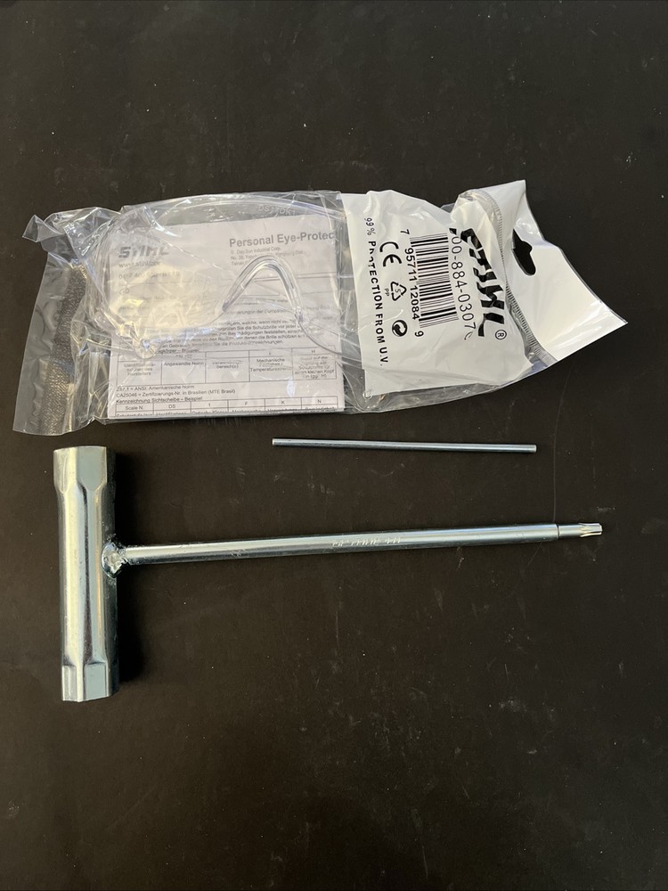 Stihl Safety Glasses Adjustment Rod and Wrench Set New