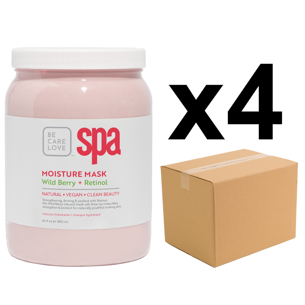 BCL SPA Moisture Mask Wild Berry + Retinol, 64 oz. - Case Pack of 4